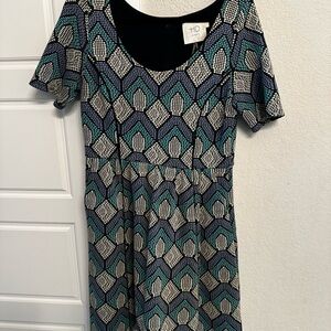 HD in Paris Multicolor Knit Dress from Anthropologie.